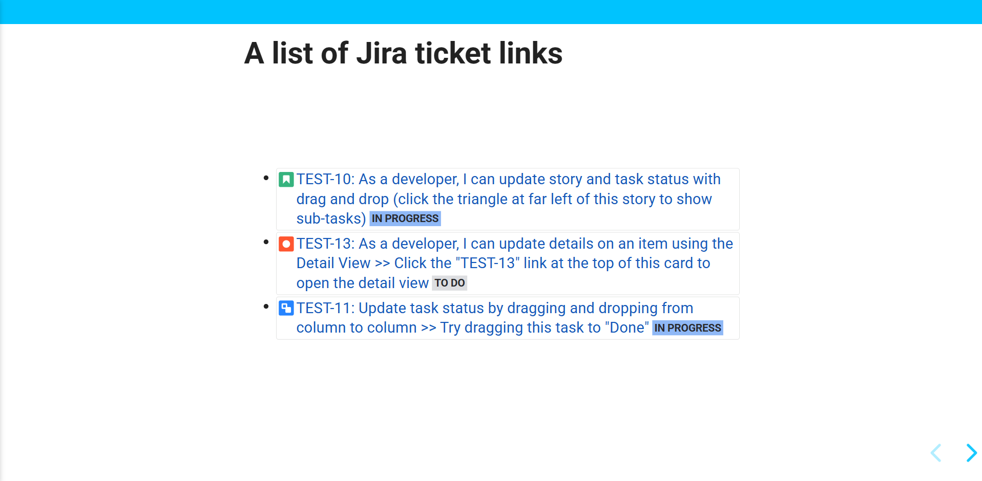 Jira Ticket Links in Presentation.png